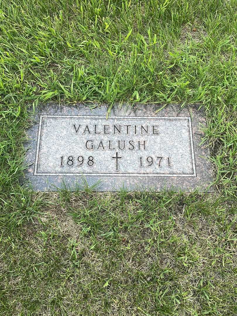 Valentine Galush's grave. Photo 2