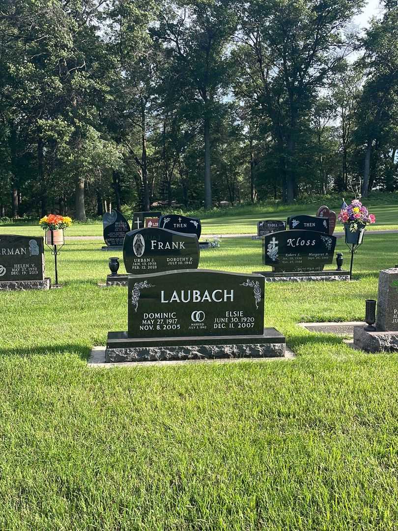 Dominic Laubach's grave. Photo 1