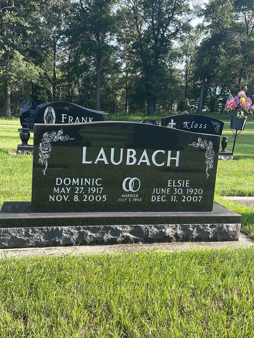 Dominic Laubach's grave. Photo 2