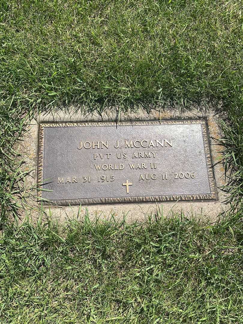 John J. McCann's grave. Photo 3