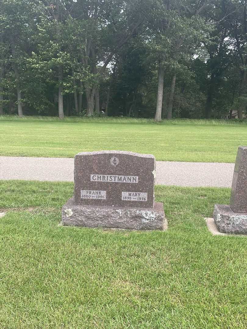 Frank Christmann's grave. Photo 1