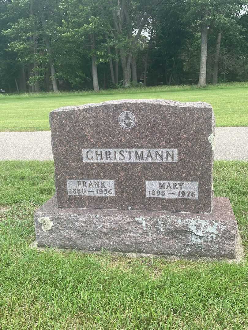 Frank Christmann's grave. Photo 2