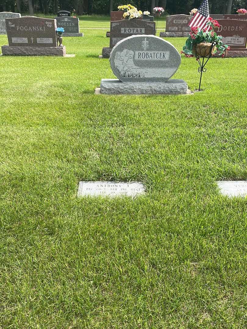 Anthony J. Robatcek's grave. Photo 2