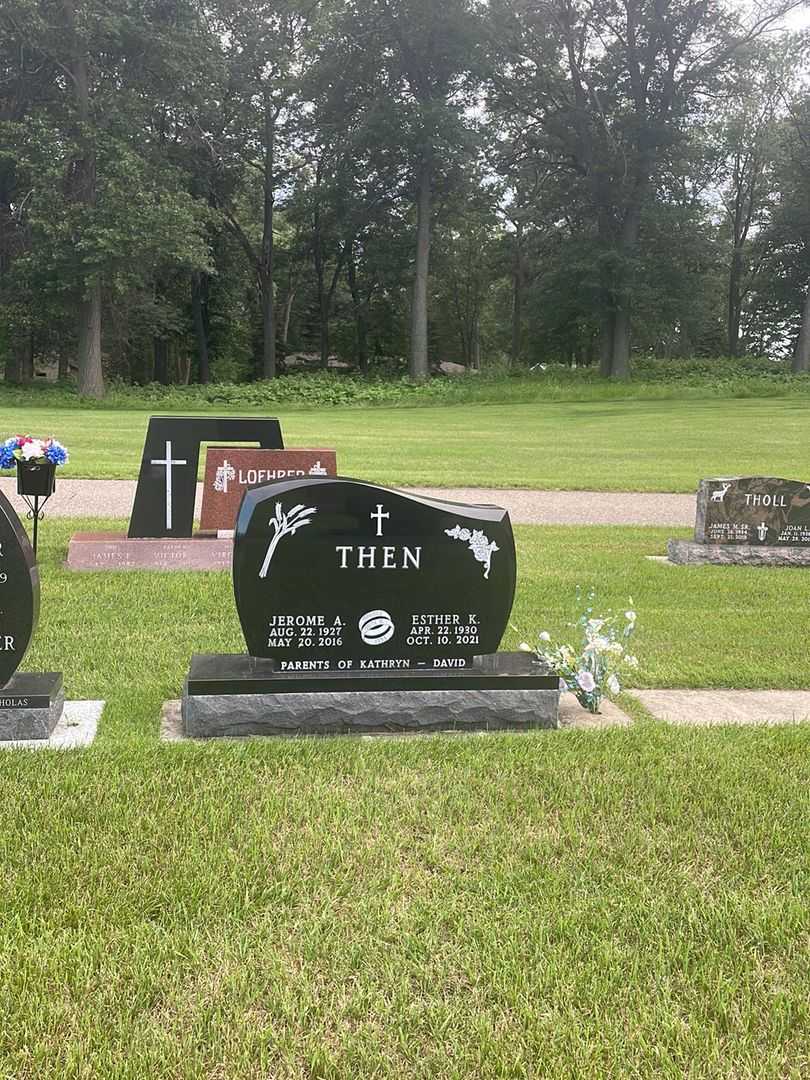 Jerome A. Then's grave. Photo 1