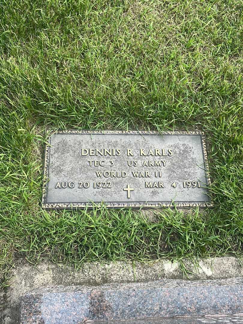 Dennis R. Karls's grave. Photo 3