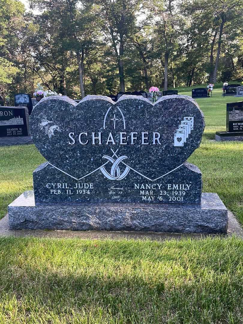 Nancy Emily Schaefer's grave. Photo 2