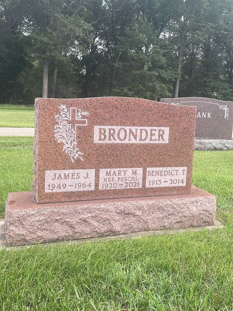 Mary M. Peschl Bronder's grave. Photo 2