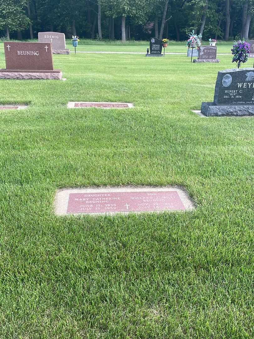 Willard J. "Bill" Beuning's grave. Photo 2