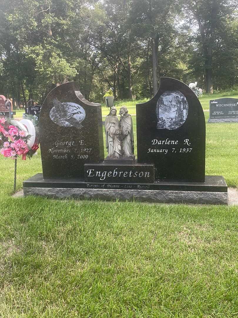 George E. Engebretson's grave. Photo 2