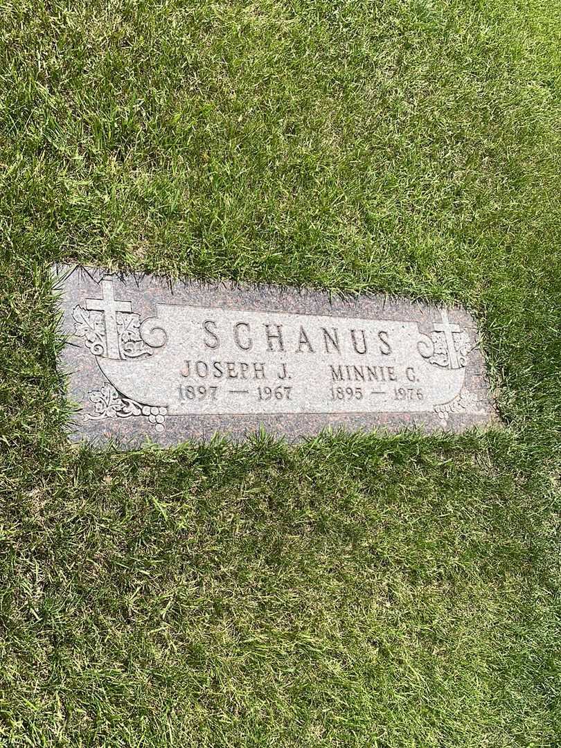 Joseph J. Schanus's grave. Photo 2