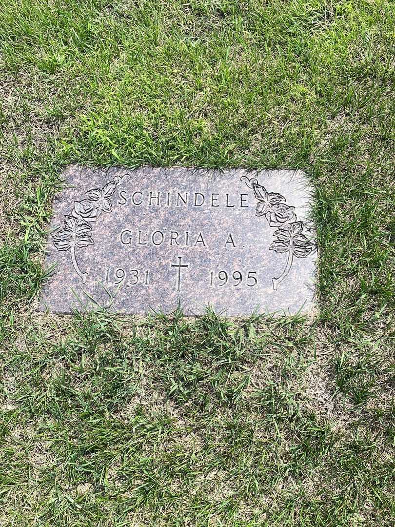 Gloria A. Schindele's grave. Photo 2