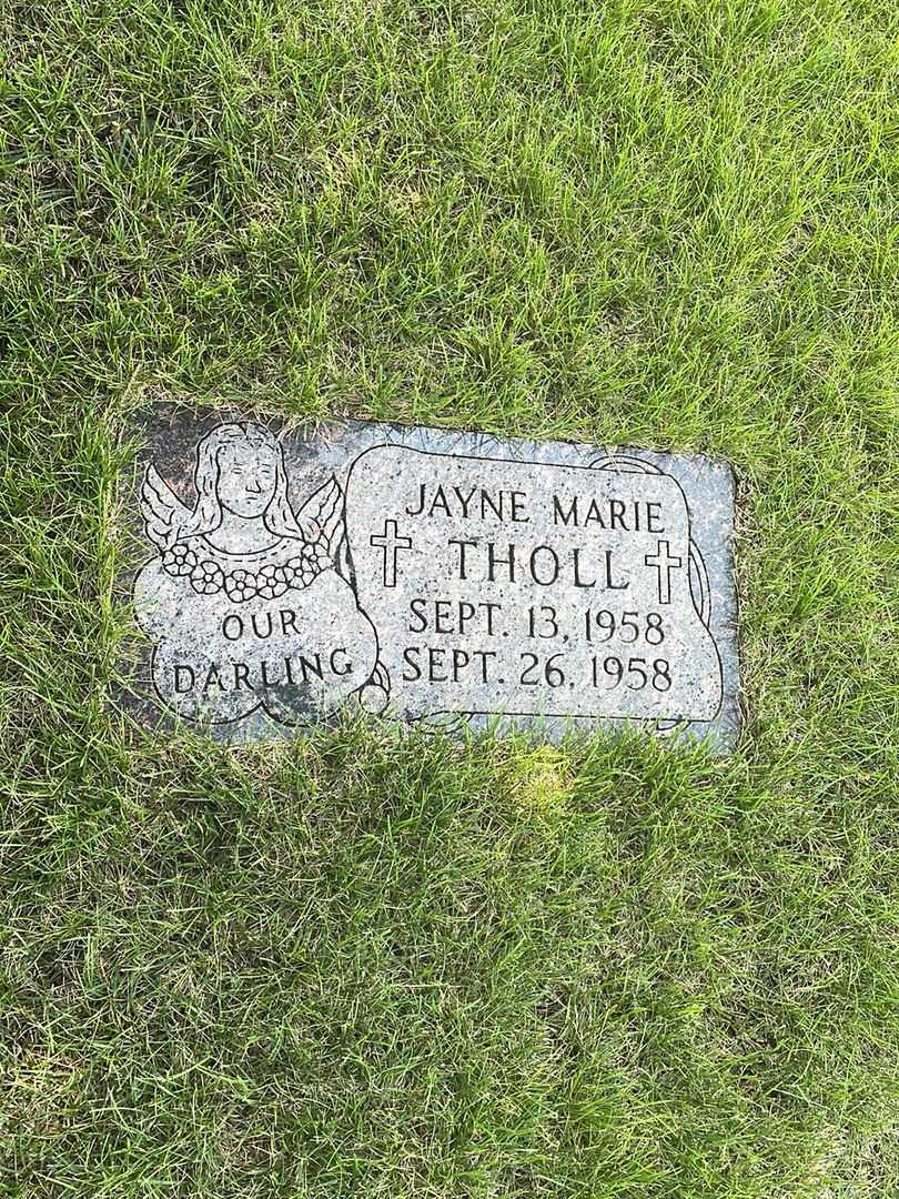 Jayne Marie Tholl's grave. Photo 2