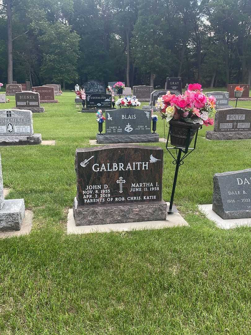 John D. Galbraith's grave. Photo 1