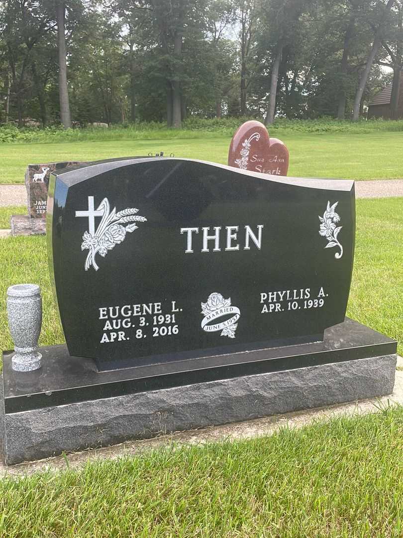 Eugene L. Then's grave. Photo 2