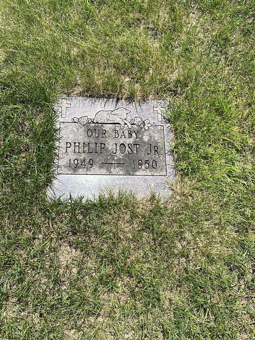 Philip Jost Junior's grave. Photo 2