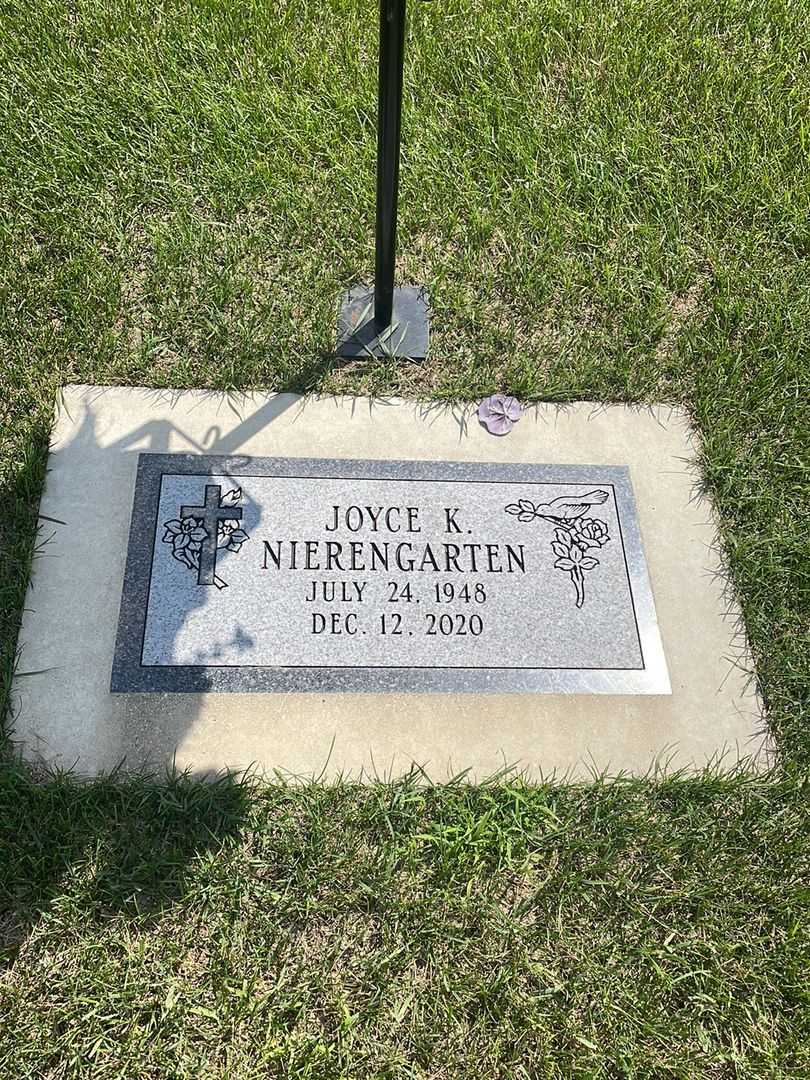 Joyce K. Nierengarten's grave. Photo 2