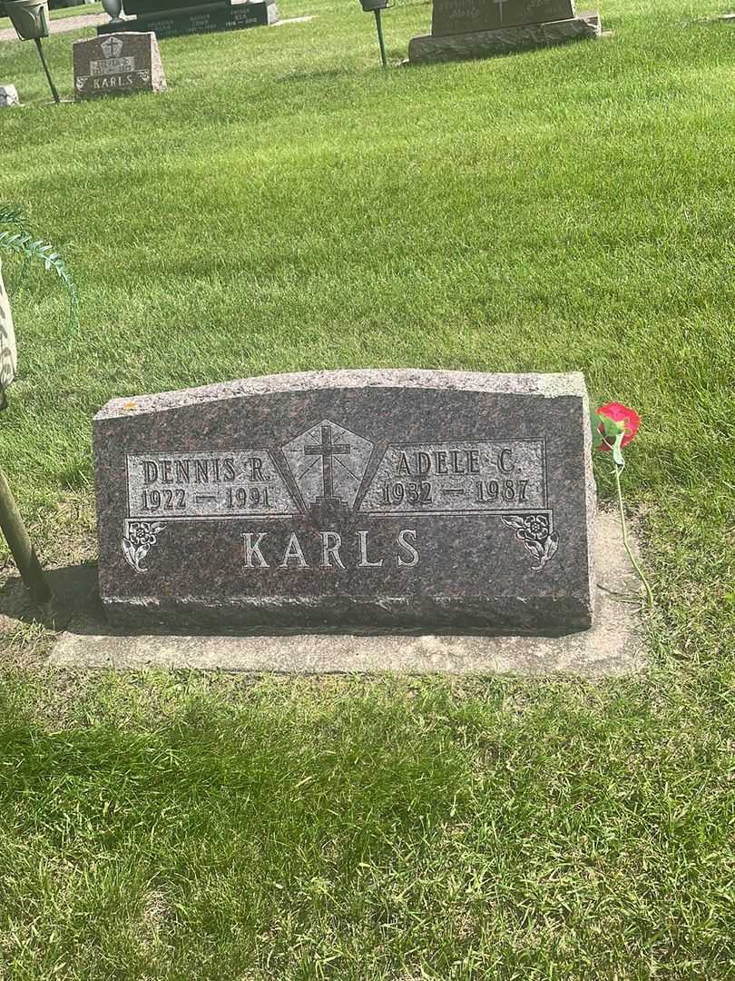 Adele C. Karls's grave. Photo 2