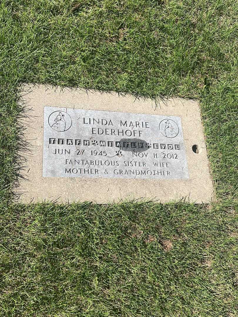 Linda Marie Ederhoff's grave. Photo 2