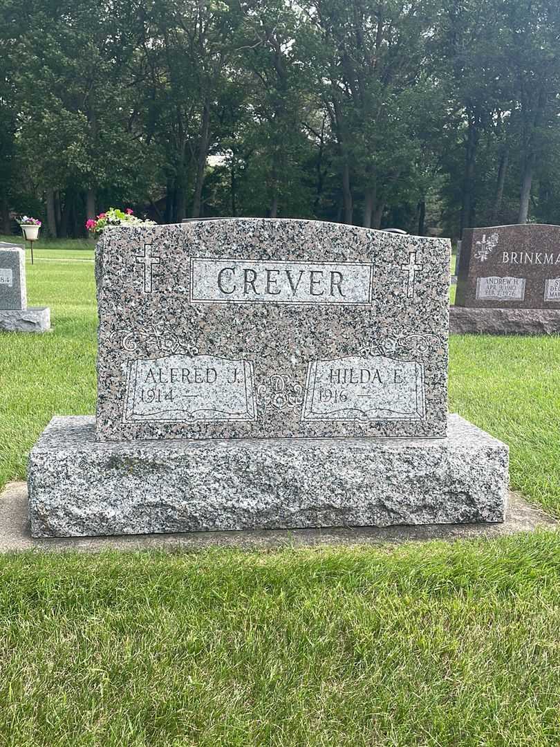 Alfred J. Crever's grave. Photo 2