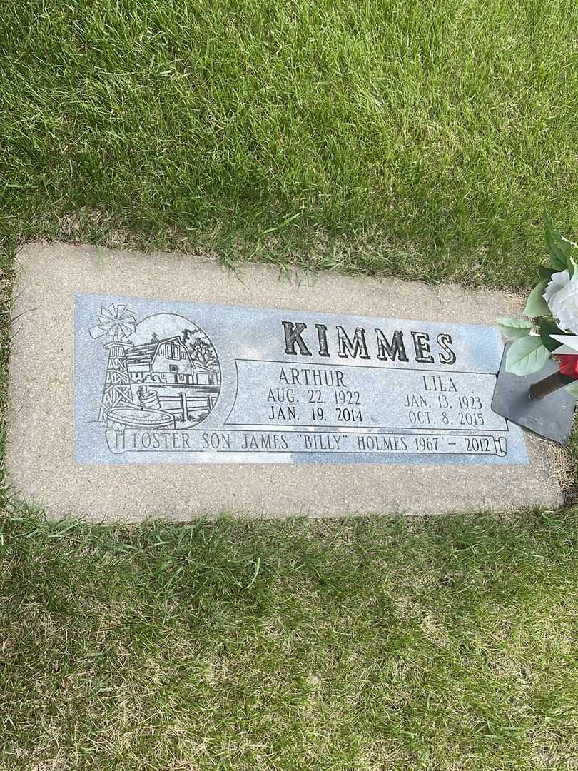Arthur Kimmes's grave. Photo 2