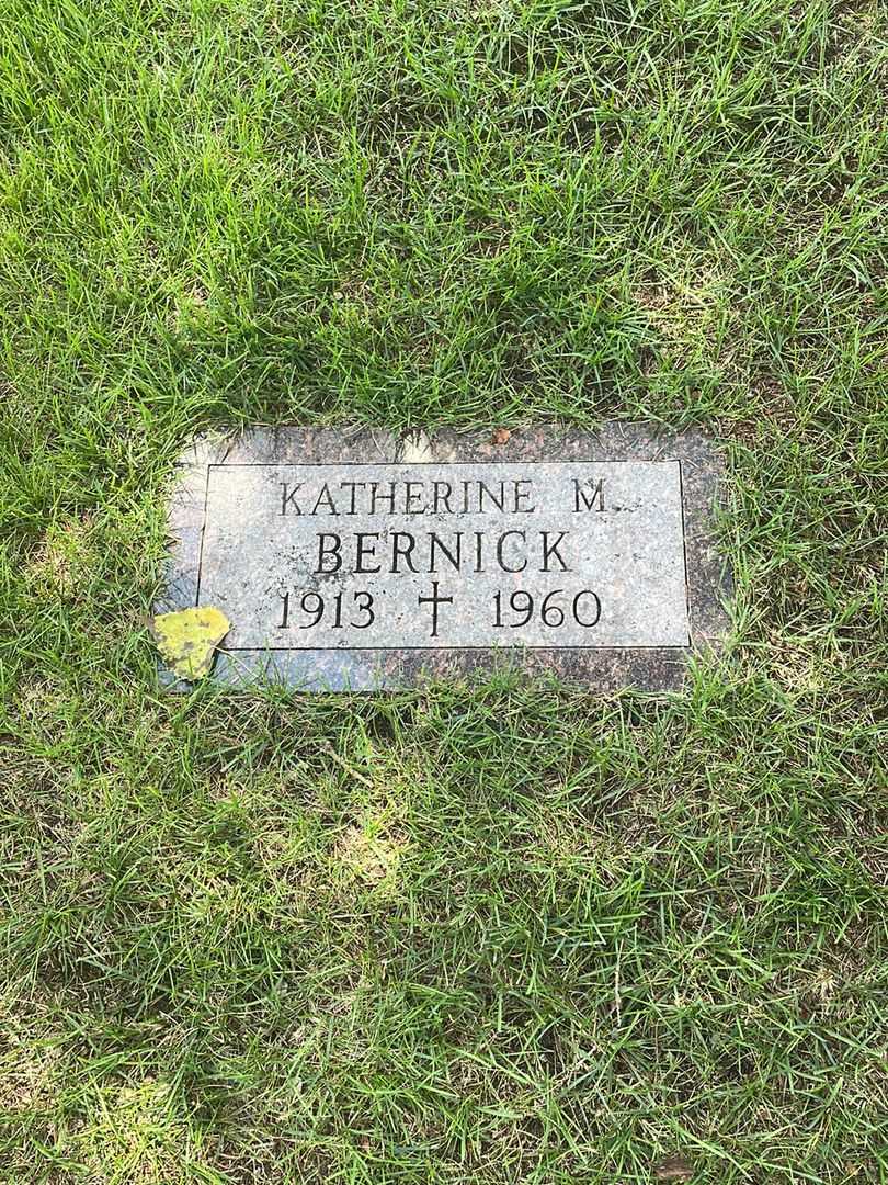 Katherine M. Bernick's grave. Photo 2
