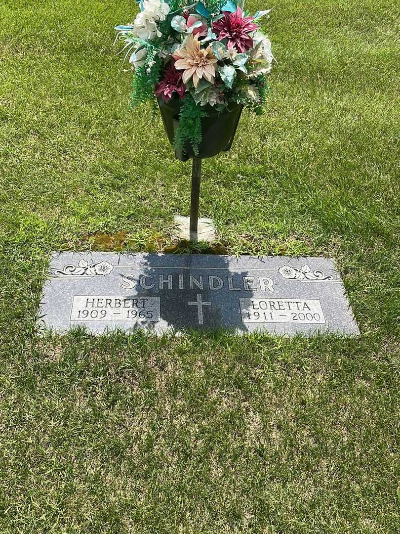 Herbert Schindler's grave. Photo 2