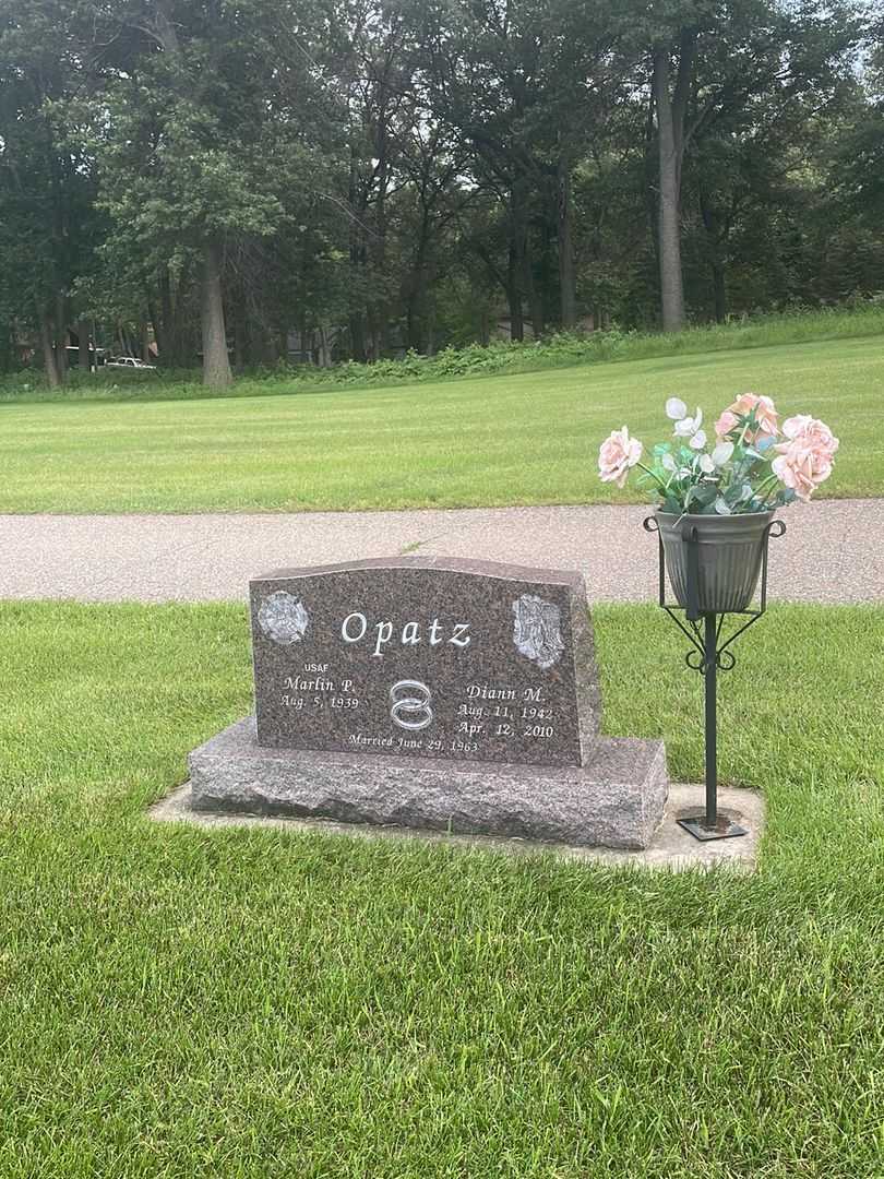 Diann M. Opatz's grave. Photo 1