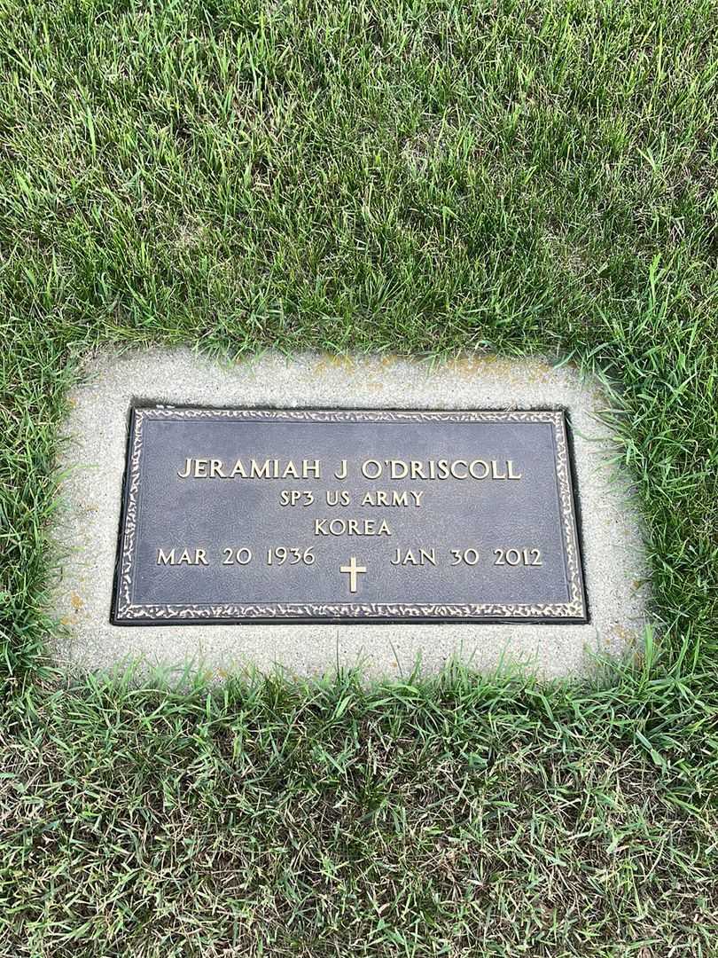 Jeramiah J. "Jerry" O'Drickoll's grave. Photo 3